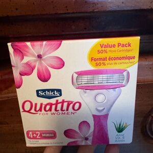 Schick Quattro for Women Razor - 6 refill cartridges new in sealed box